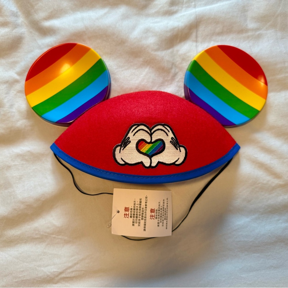 Rainbow Pride Mickey Mouse Ears Hat